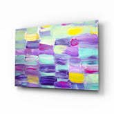 Abstract Glass Wall Art.