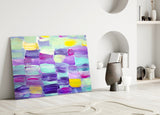 Abstract Glass Wall Art.