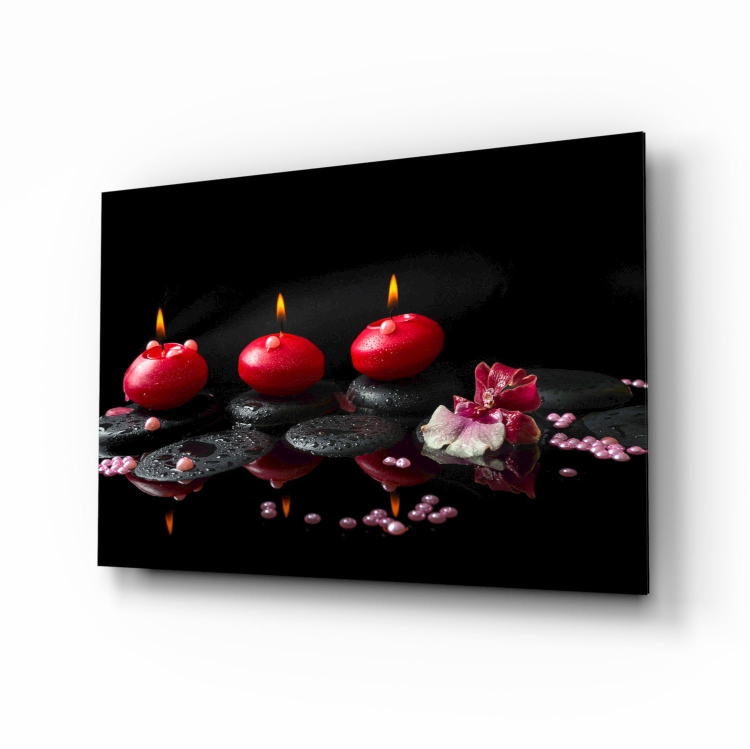 Spa Glass Wall Art.