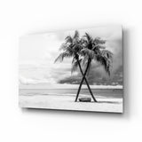 Palm Trees Glass Wall Art.