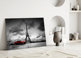 Eiffel Tower Glass Wall Art.
