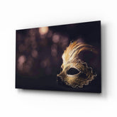 Venetian Mask Glass Wall Art.