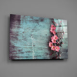 Pastel Flower Glass Wall Art.