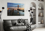 Lighthouse Glass Wall Art.
