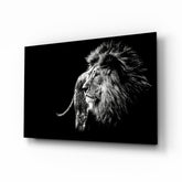 Lion Glass Wall Art.