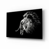 Lion Glass Wall Art.