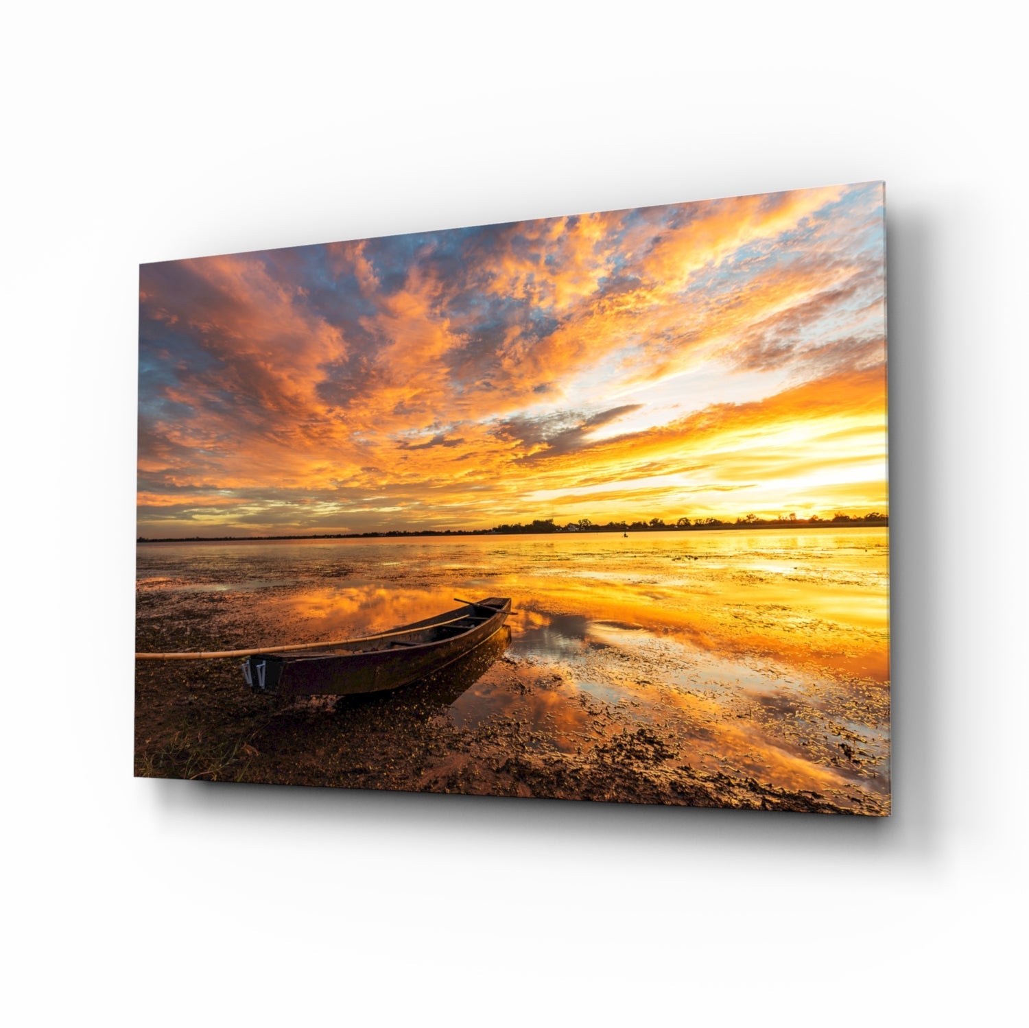 Lake Glass Wall Art.