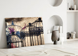 Birdcage Glass Wall Art.