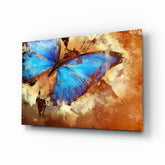 Butterfly Glass Wall Art.