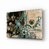 Abstract Glass Wall Art.