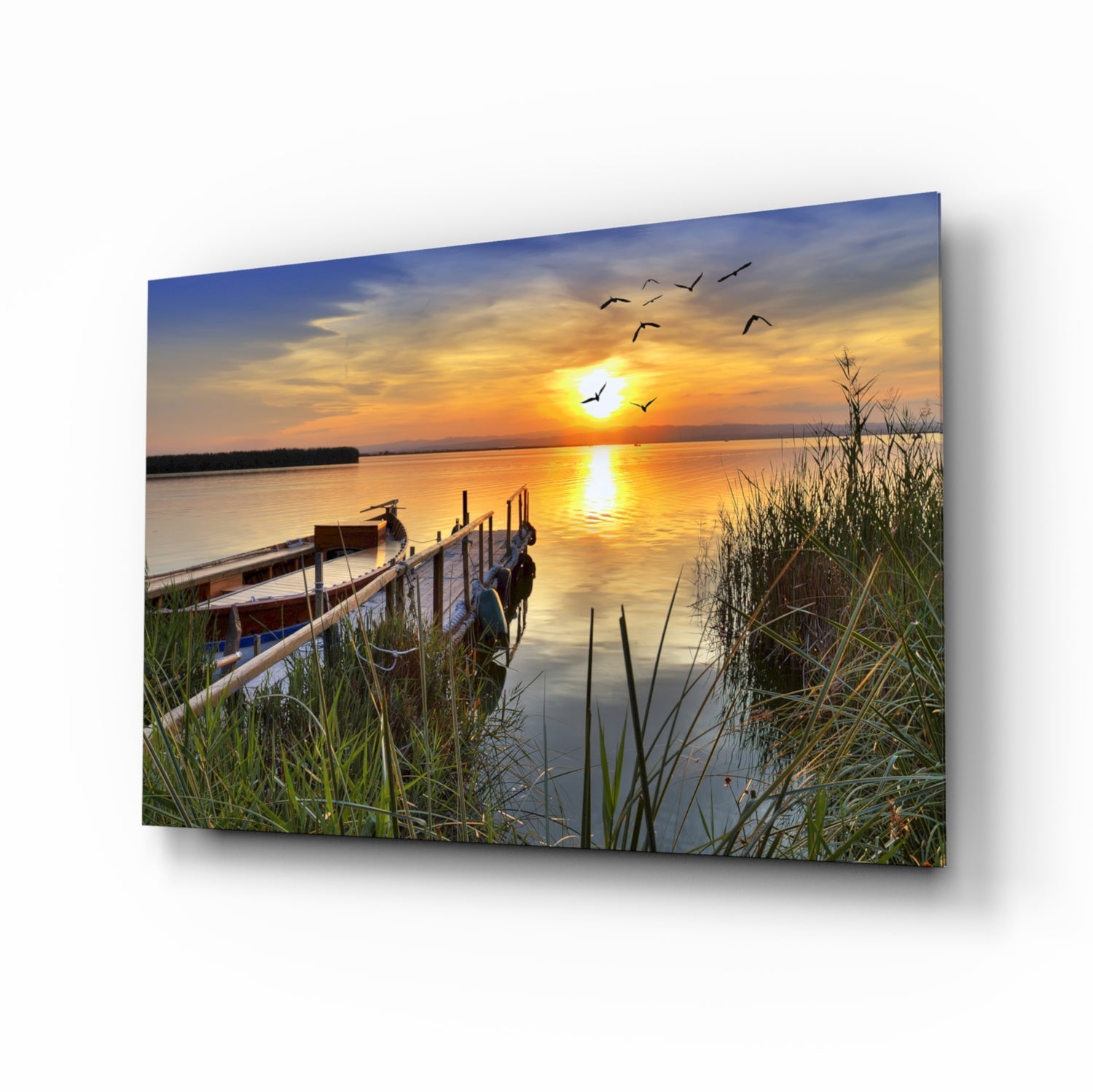 Sunset Glass Wall Art.