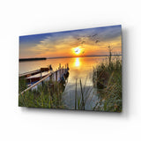 Sunset Glass Wall Art.