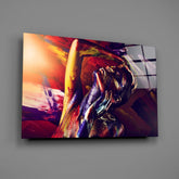 Woman Portrait 4 Glass Wall Art.