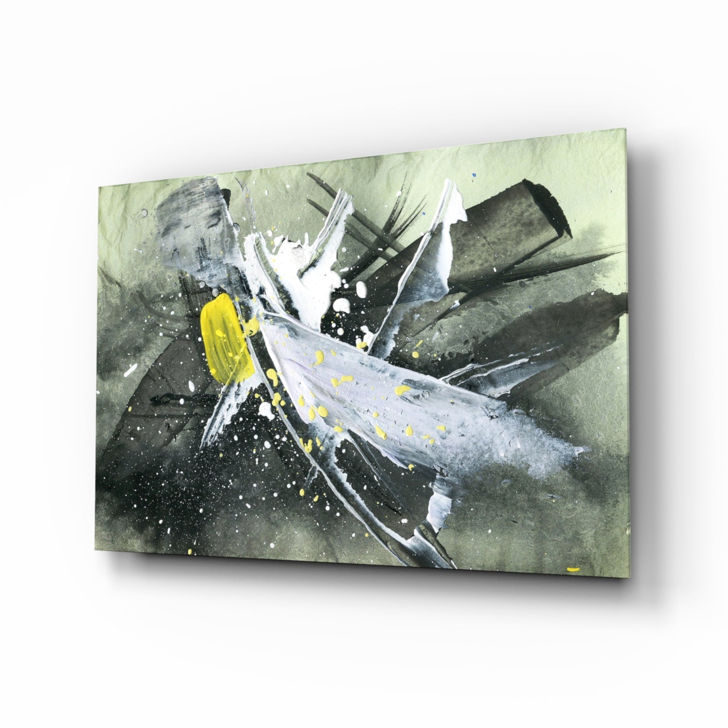 Abstract Glass Wall Art.