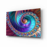 Abstract 2 Glass Wall Arts.