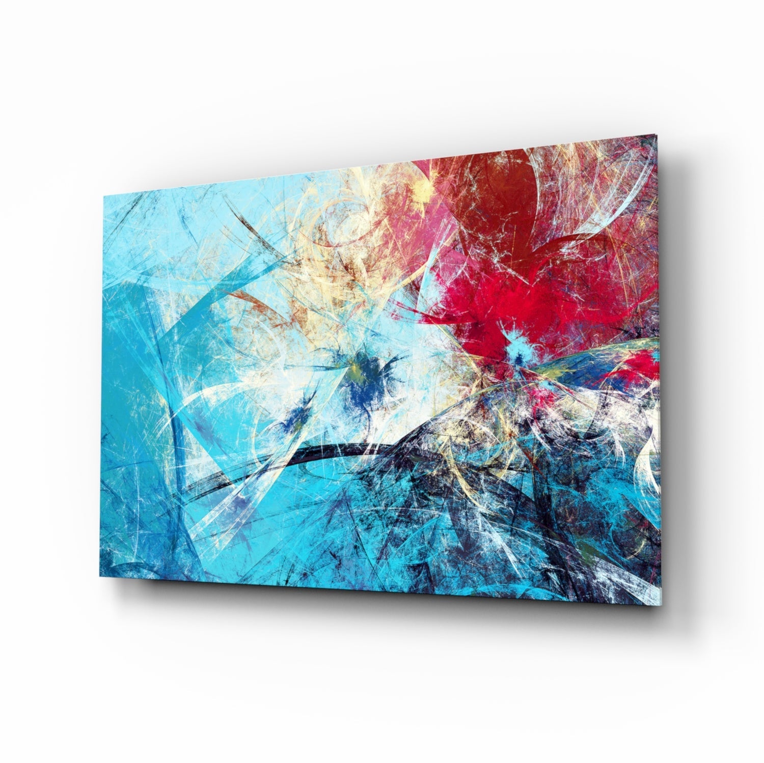 Abstract 4 Glass Wall Arts.