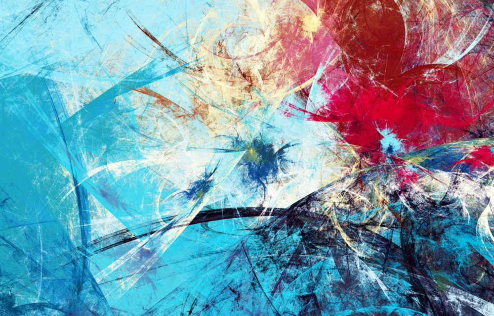 Abstract 4 Glass Wall Arts