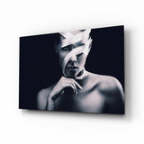 Woman Portrait 9 Glass Wall Arts.