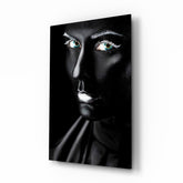 Female Portrait 11 Glass Wall Art.