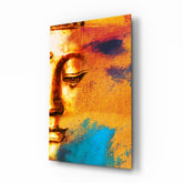 Buddha Portrait Glass Wall Art.