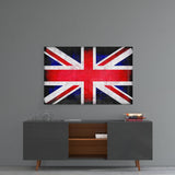 Union Jack Glass Wall Art