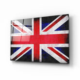 Union Jack Glass Wall Art