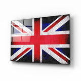 Union Jack Glass Wall Art