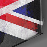 Union Jack Glass Wall Art