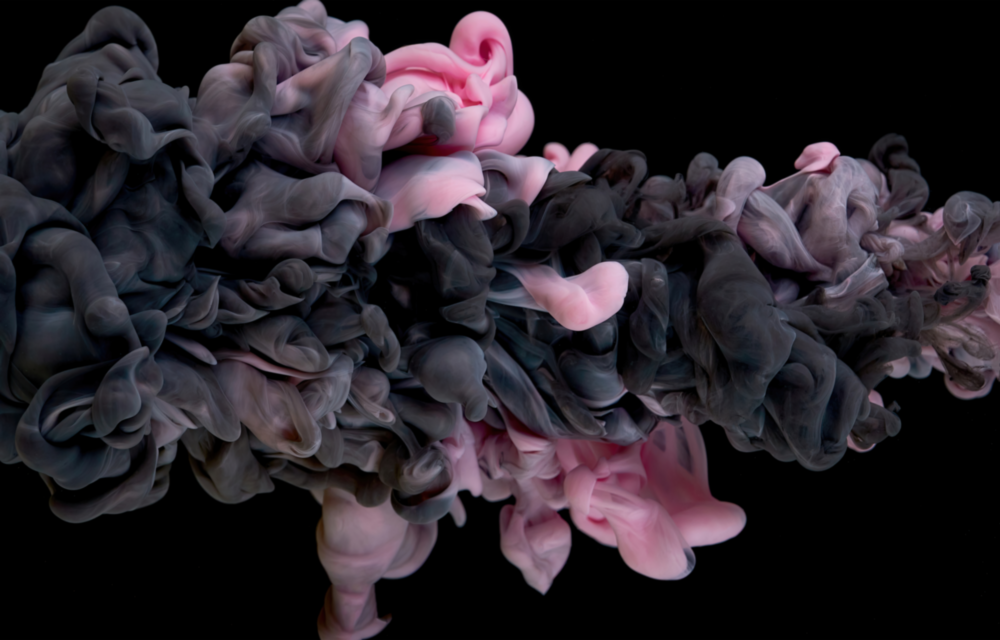 Pink Smoke Glass Wall Art