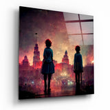 The City was Sad Glass Wall Art || Designer Collection | Insigne Art Design