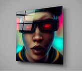 Virtual Life Glass Wall Art || Designer Collection | Insigne Art Design