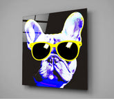 Cool Dog Glass Wall Art || Designers Collection | Insigne Art Design