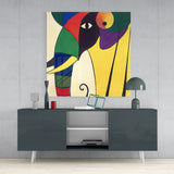 Wassily's Elephant Glass Wall Art || Designer Collection | Insigne Art Design