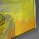 Yellow Hat Glass Wall Art || Designer Collection | Insigne Art Design