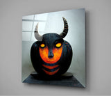 Evil Pumpkin Glass Wall Art || Designers Collection | Insigne Art Design