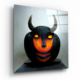 Evil Pumpkin Glass Wall Art || Designers Collection | Insigne Art Design