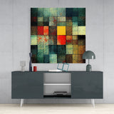 Blocks Glass Wall Art || Designers Collection | Insigne Art Design