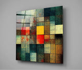 Blocks Glass Wall Art || Designers Collection | Insigne Art Design