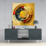 Circles Glass Wall Art || Designers Collection | Insigne Art Design