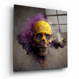 Smoky Skull Glass Wall Art || Designer Collection | Insigne Art Design