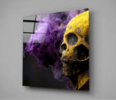 Smoky Skull Glass Wall Art || Designer Collection | Insigne Art Design