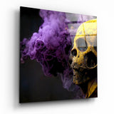 Smoky Skull Glass Wall Art || Designer Collection | Insigne Art Design