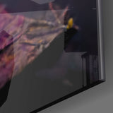 Yellow Mask Glass Wall Art || Designer Collection | Insigne Art Design