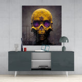 Yellow Head Glass Wall Art || Designer Collection | Insigne Art Design