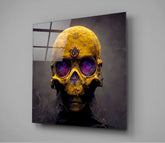 Yellow Head Glass Wall Art || Designer Collection | Insigne Art Design