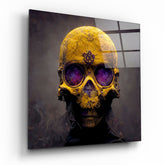 Yellow Head Glass Wall Art || Designer Collection | Insigne Art Design