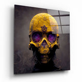 Yellow Head Glass Wall Art || Designer Collection | Insigne Art Design