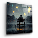 Star Rain Glass Wall Art || Designer Collection | Insigne Art Design