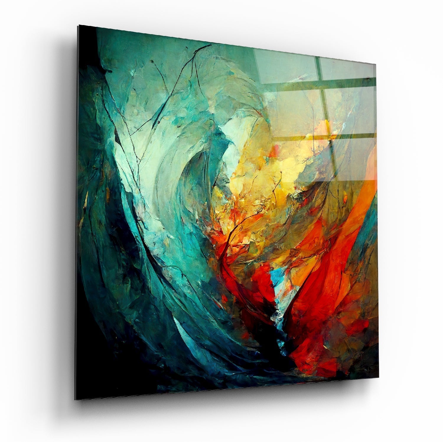 Color Jungle Glass Wall Art || Designers Collection | Insigne Art Design