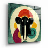 Wassily's Elephant Glass Wall Art || Designer Collection | Insigne Art Design